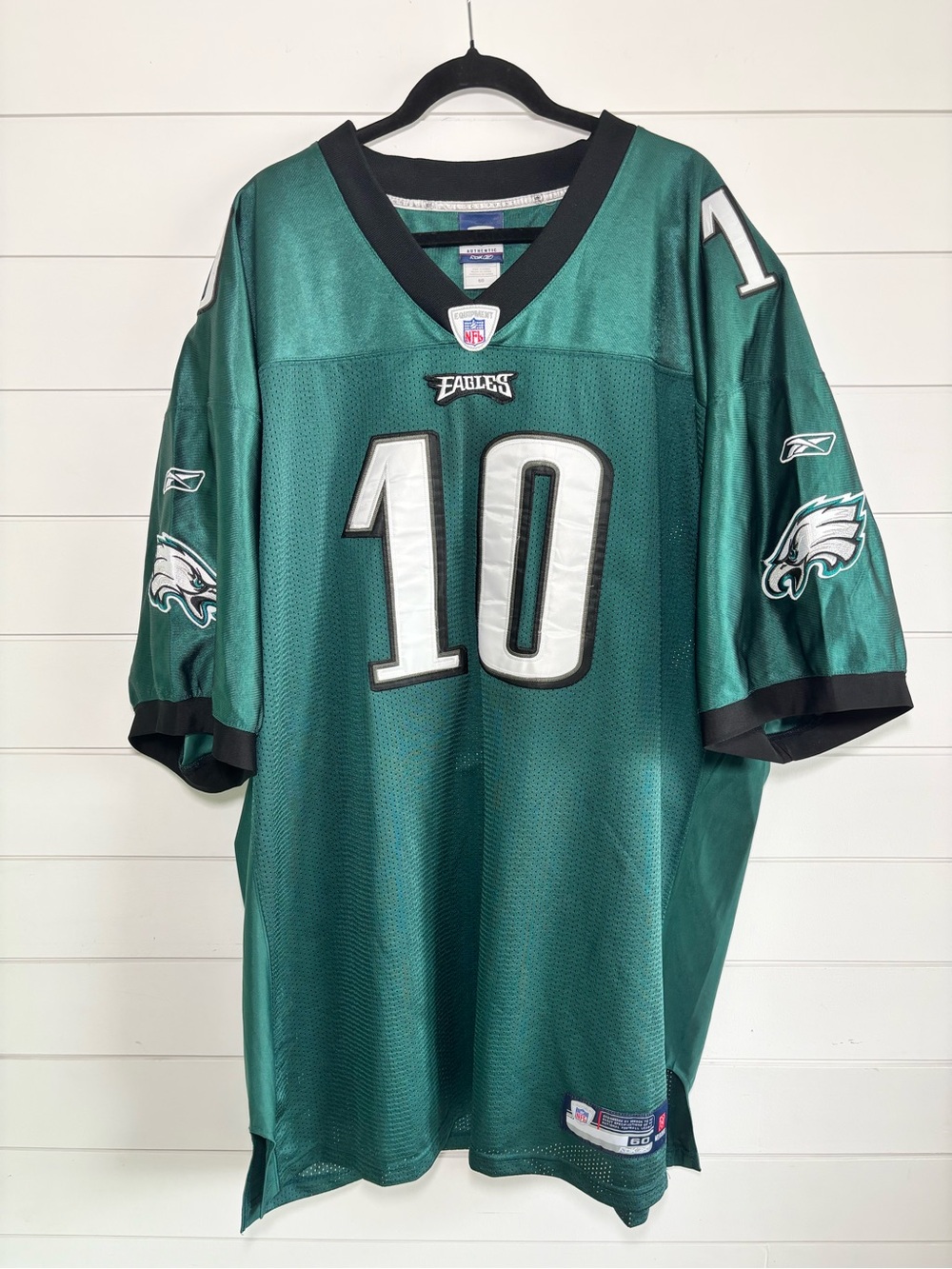 Reebok NFL Authentic Mens Size 60 Philadelphia Eagles DeSean Jackson Sewn Jersey
